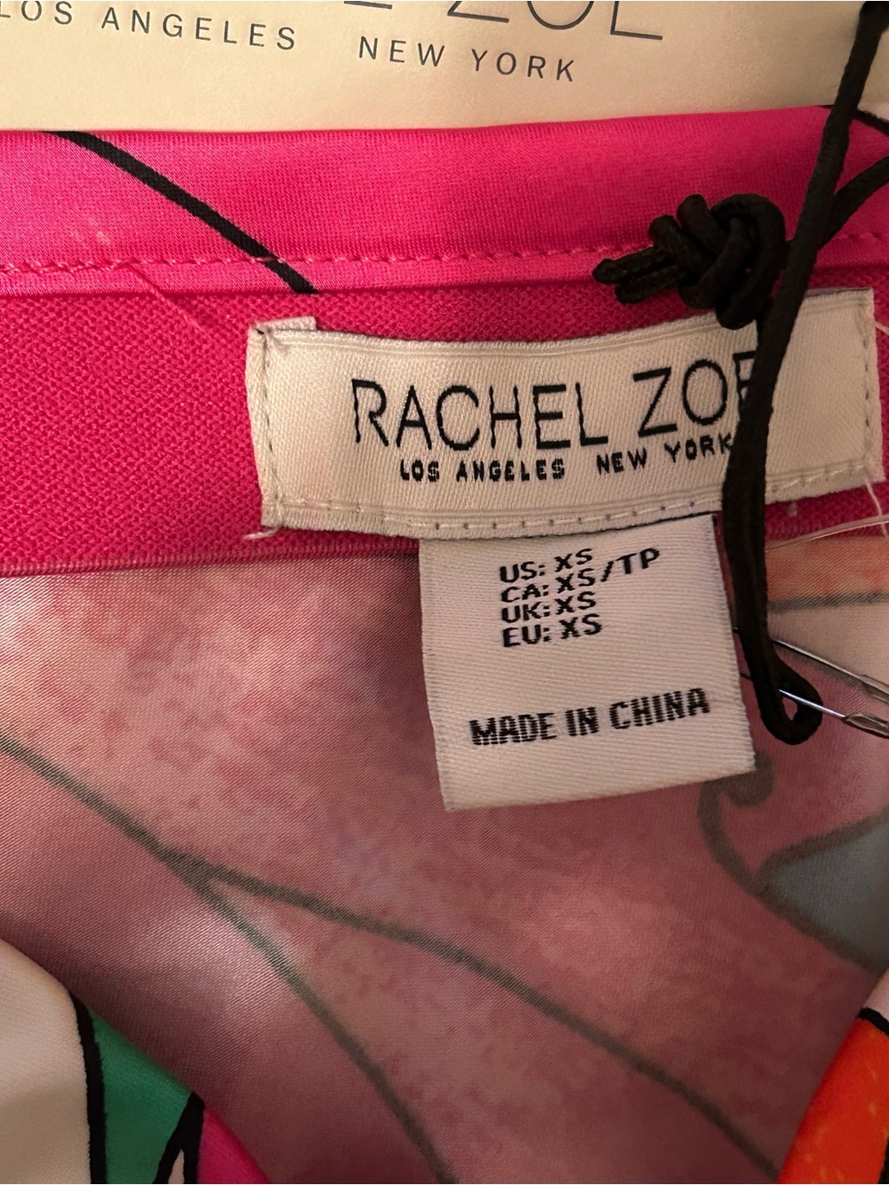 Rachel Zoe Multicolor Floral Satin Set - Bold Tropical Print - Picture 5 of 9